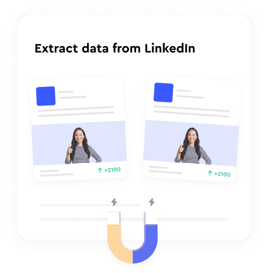 extract data from linked in